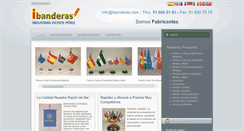 Desktop Screenshot of ibanderas.com