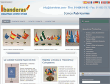 Tablet Screenshot of ibanderas.com